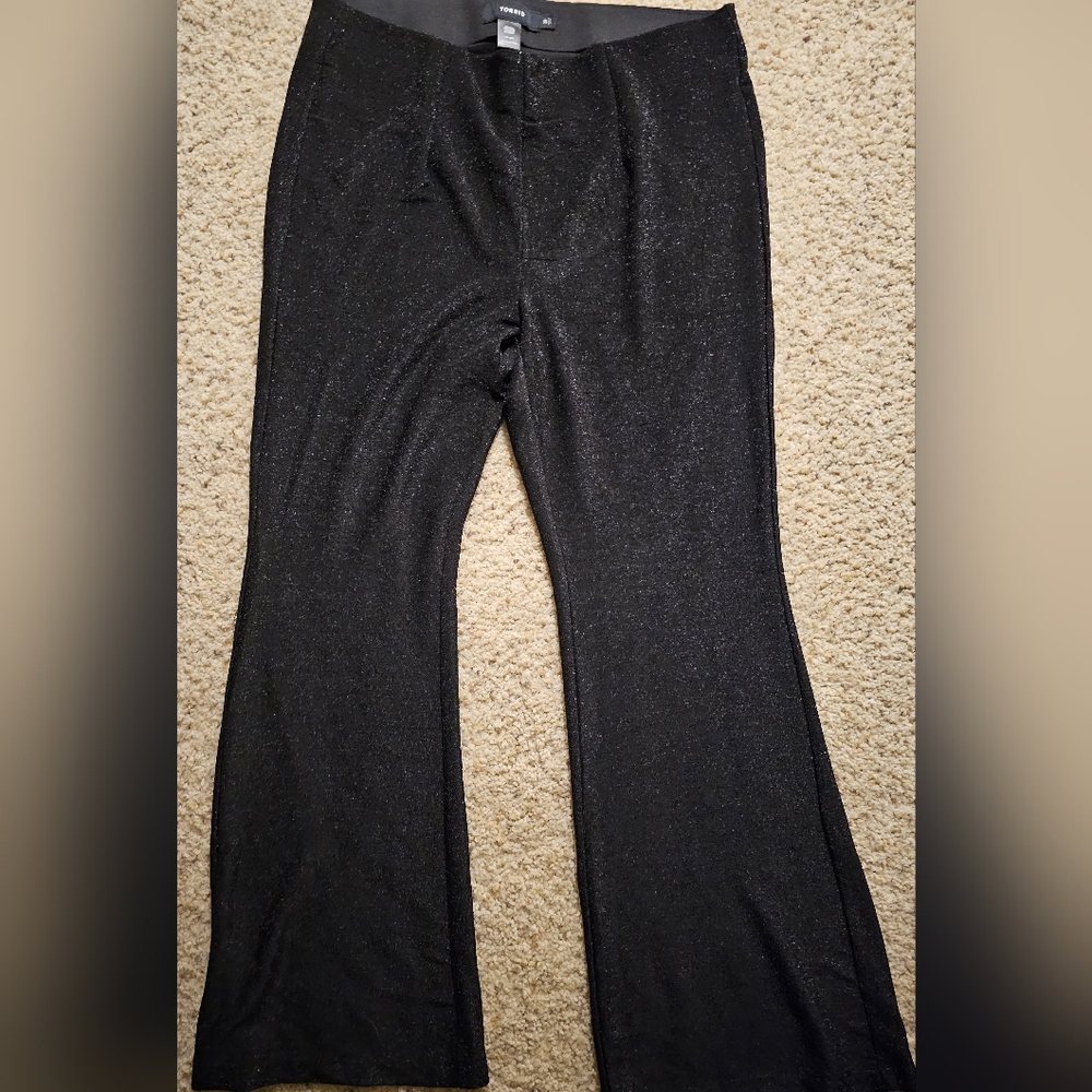 Black Torrid Sparkling Slacks